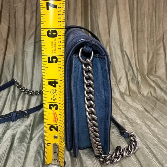 Rebecca Minkoff Blue Suede Purse - Picture 3 of 11